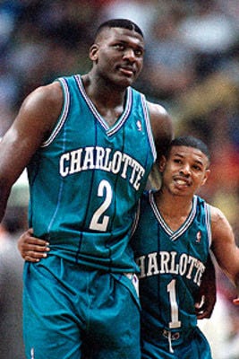 Vintage 90s NBA Starter Charlotte Hornets Jersey Size M 
