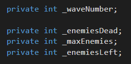 2D Shooter: The Wave System