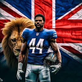 Detroit Lions Team With African Pride