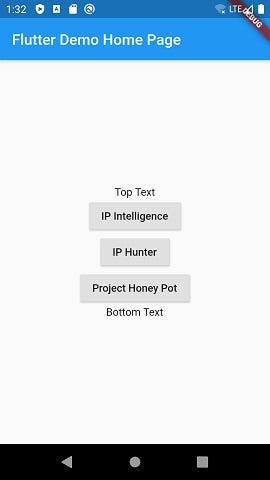Initial setup of our application