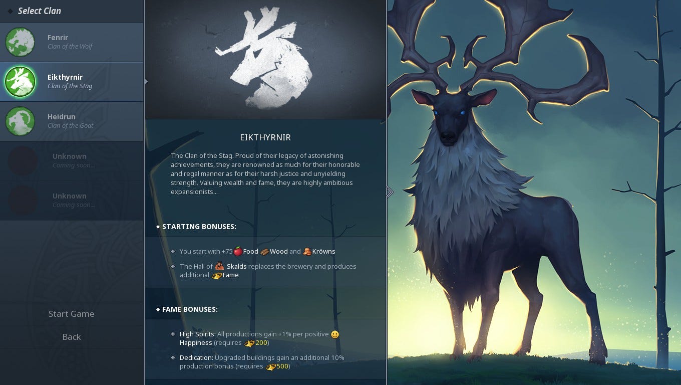 Northgard - brundr & kaelinn, clan of the lynx. нордгард кланы. волк northgard. клан волка northgard. клан оленя.