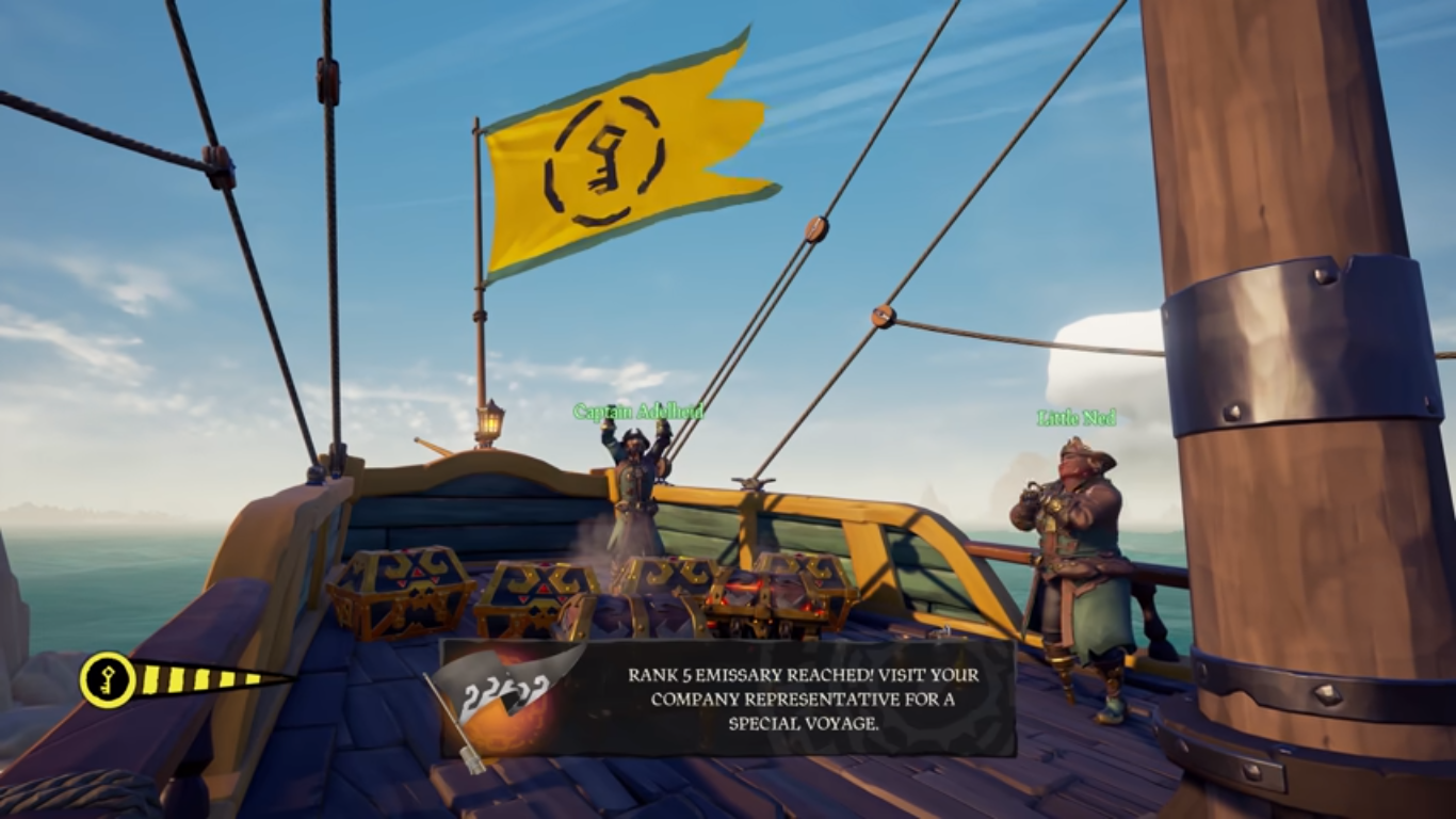 Guide to Sea of Thieves Emissaries | by Jeff Onan | Golden Sands Blogpost |  Medium