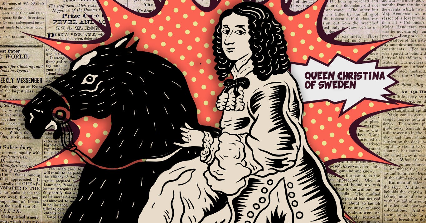 The Gay Queen Who Abdicated The Throne & Did Whatever The F*ck She Wanted |  by Mariam Sharia | OMGFacts | Medium