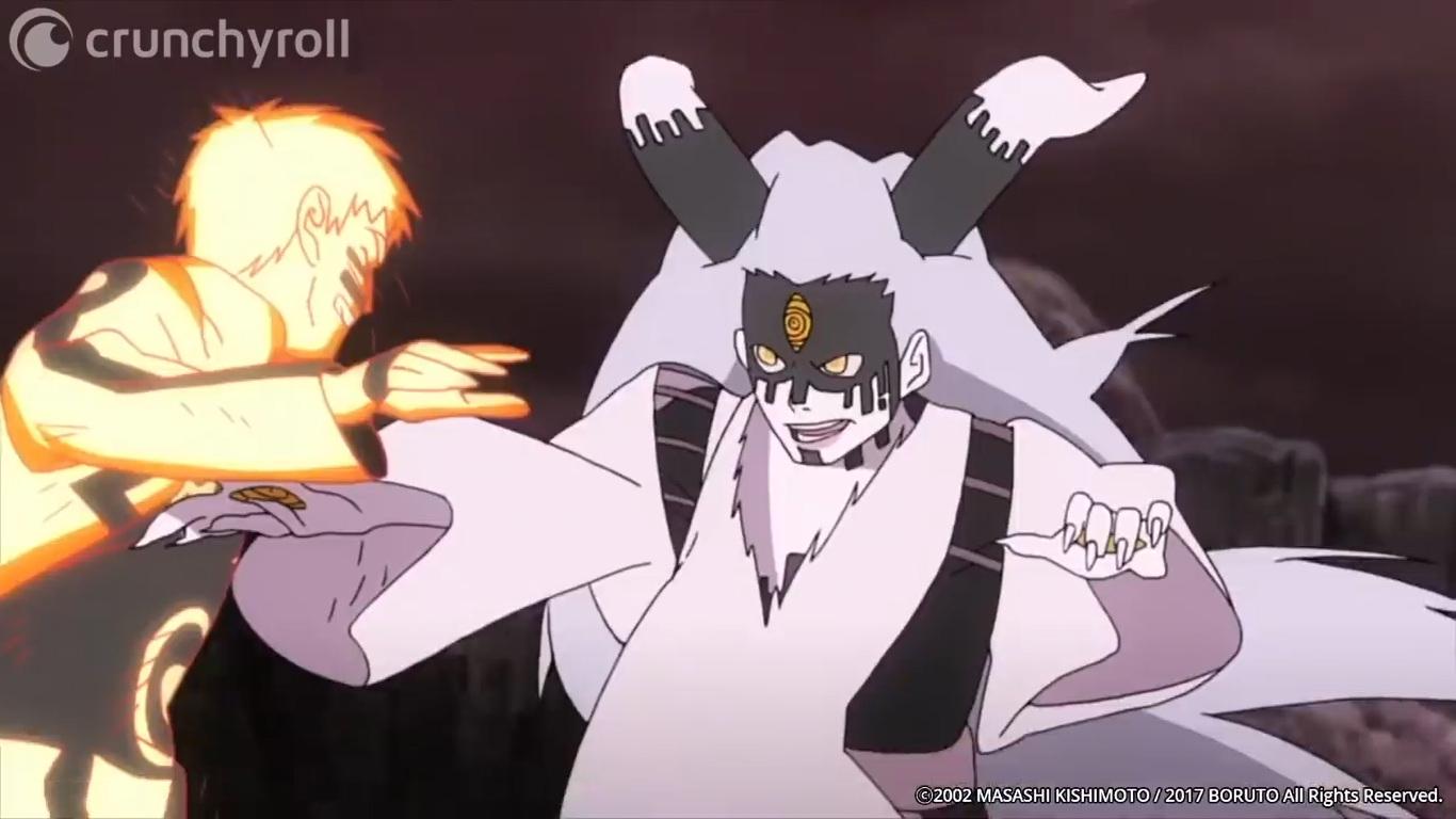 Naruto and Sasuke vs Momoshiki  Boruto: Naruto Next Generations 