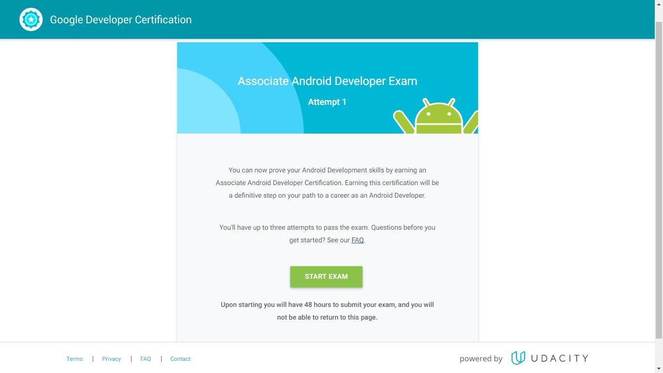 google software developer certification