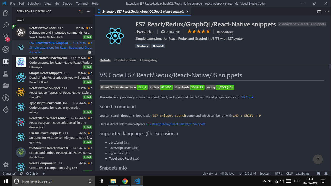 Native code. Сниппет vs code. сниппет js. visual studio code и react native. vs code react.