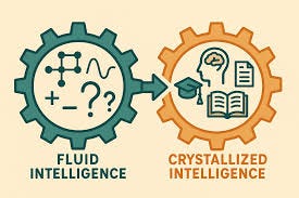 Fluid intelligence vs Cystalized intelligence