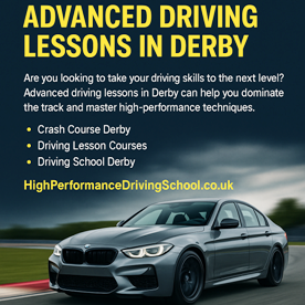 Dominate the Track with Advanced Driving Lessons in Derby