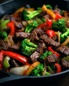 🥩 The Secret to a Perfect Low-Carb Steak Stir Fry: Flavor Without the Crash