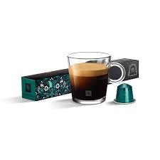 Fortissio Lungo Nespresso coffee capsule — a deep green aluminum pod designed for Nespresso machines, delivering a full-bodied, rich espresso with malty and sweet cereal notes.