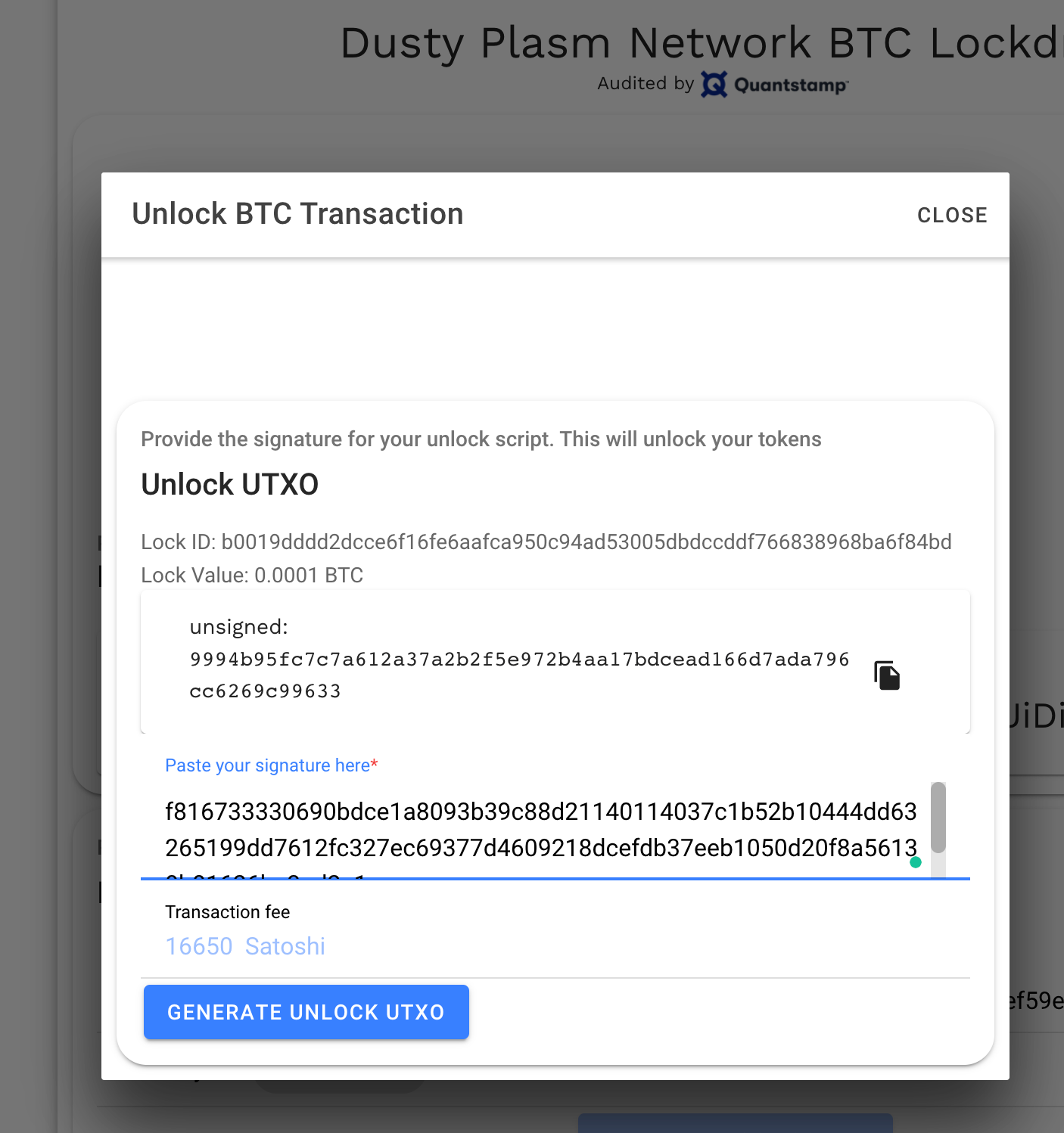 Dusty Lockdrop: Using Bitcoin Real-Time Lockdrop | by Hoon Kim | Astar  Network | Medium