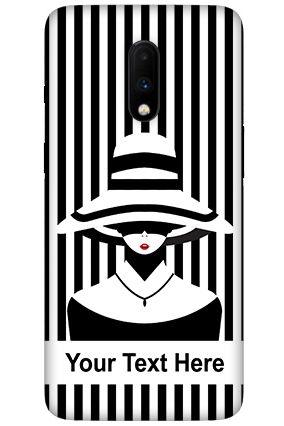Black and white mobile cover