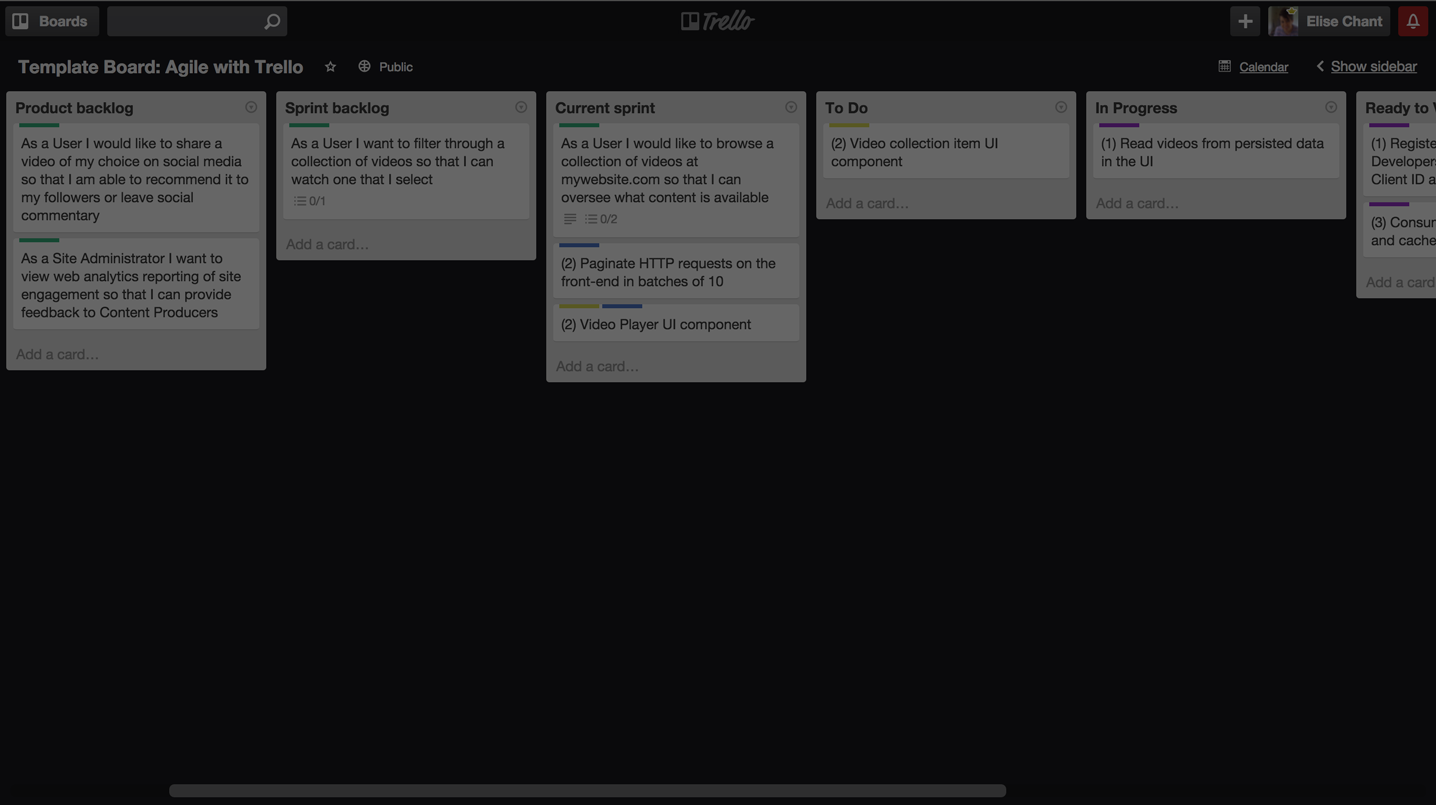 Agile SCRUM for Trello boards