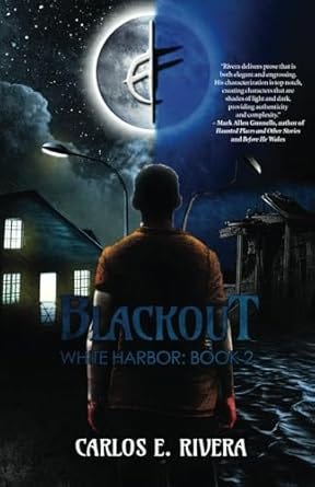Cover for the 2nd book in the series, titled Blackout
