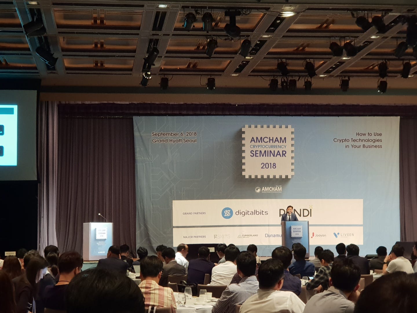 LIVEEN ATTENDS CRYPTOCURRENCY SEMINAR ORGANISED BY THE AMERICAN CHAMBER OF  COMMERCE KOREA | by LIVEEN | LIVEEN | Medium
