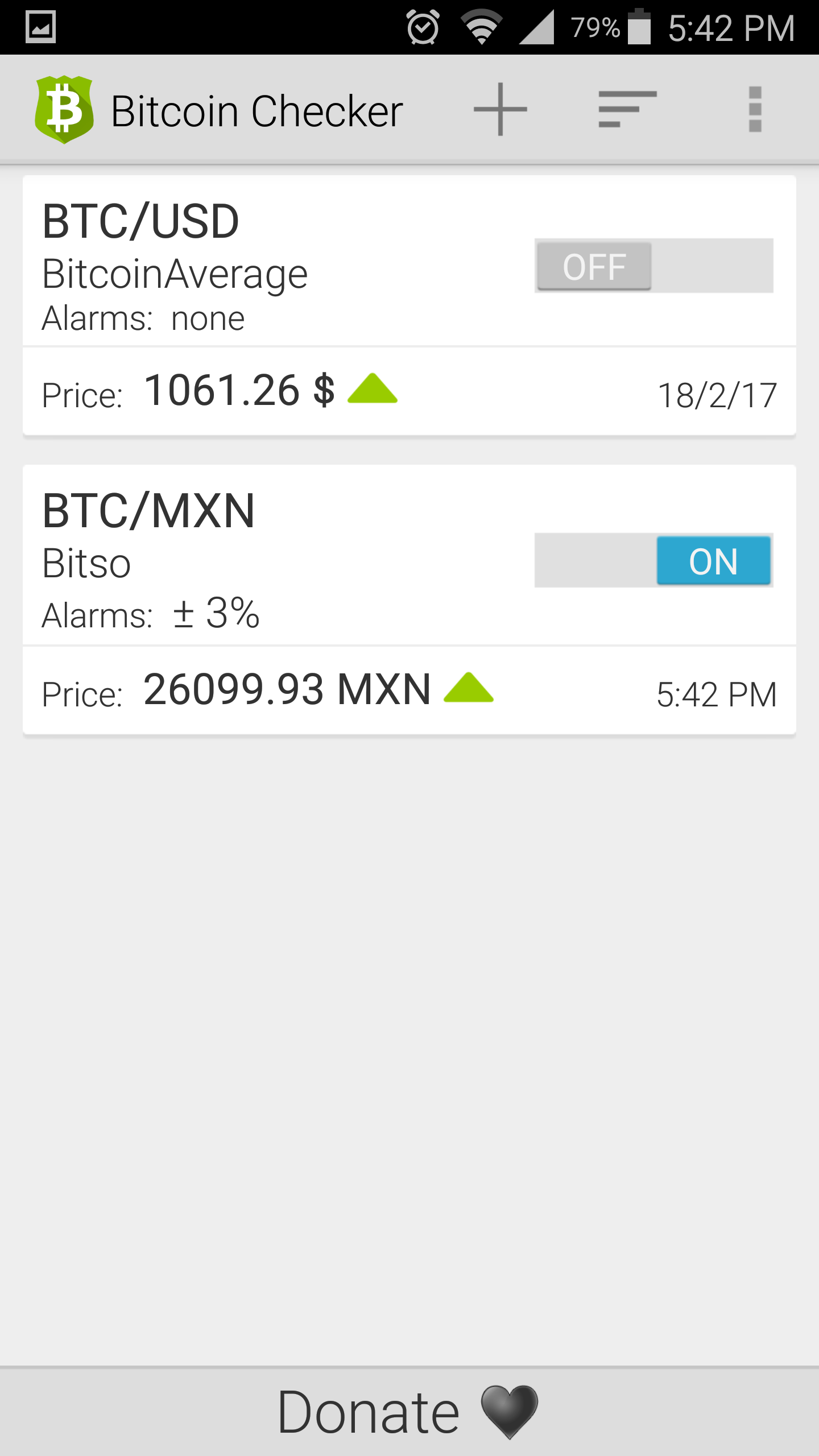Monitorear el precio del Bitcoin en tiempo real Bitso/Android | by  Francisco Santibañez | Medium