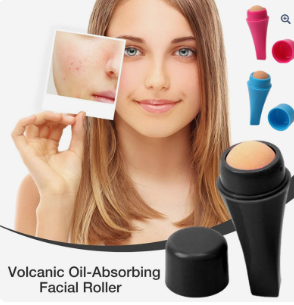 Volcanic Stone Oil Absorption Rollers Beauty Face Skin Care ...