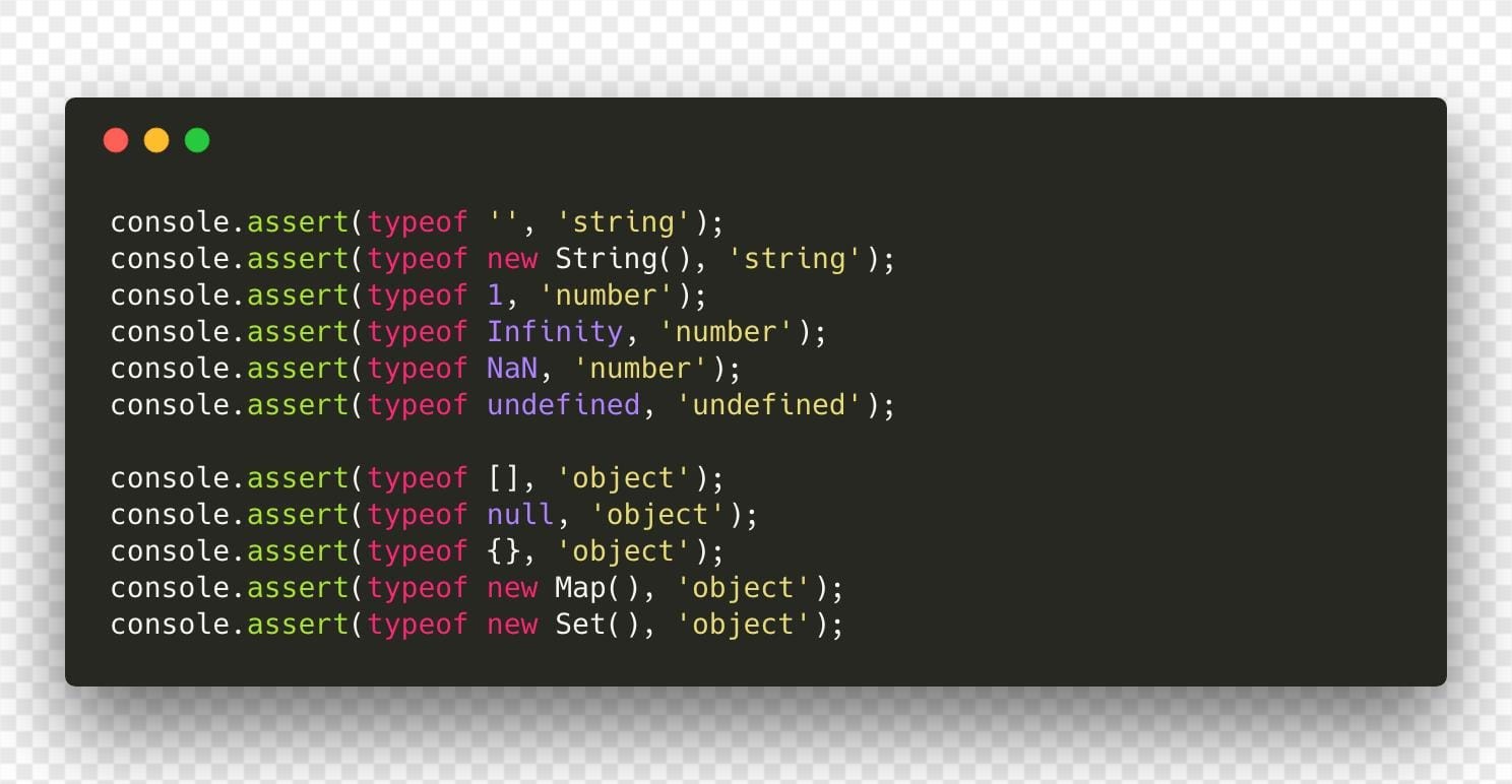 Typeof undefined