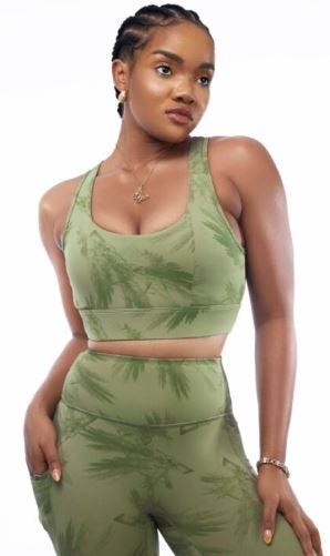 Buy High-Quality Basil Open Back Bra In Nigeria - TOR ATHLETICS