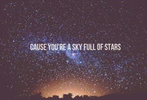 A sky full of stars — Coldplay, by Masoom Vyas