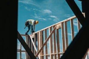 Concrete Fall-Out from Construction Sha by Kartar Diamond