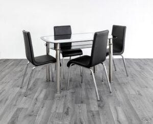 Scs dining table online chairs