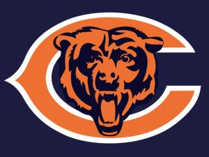 gsh initials on chicago bears uniforms