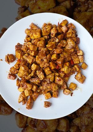 Tahu Kecap yang kurang lebih seperti ini penampakannya — Sumber : Cookpad