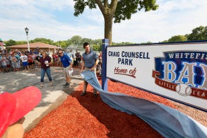 Craig Counsell Park Dedicated Today in Whitefish Bay, by Caitlin Moyer