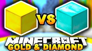 MINECRAFT Gold vs Diamond