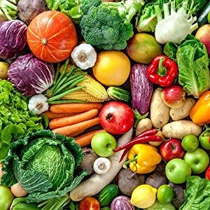 Discounted fruits and vegetables