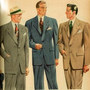 1940s Fashion History for Women and Men — Style Imagination, by Salman  Ashraf