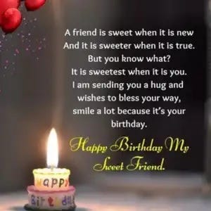 A Beautiful Birthday Wish For Best Friend - Malva Rozalin