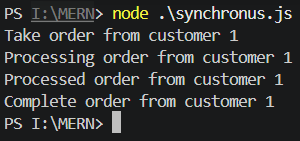 output of synchronus.js