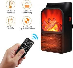 FlameHeater 900W — Elektromos Kandallófűtő: Modern Kényelem és Hatékonyság