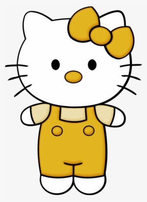 Easy drawing - How to draw Hello Kitty with a few steps