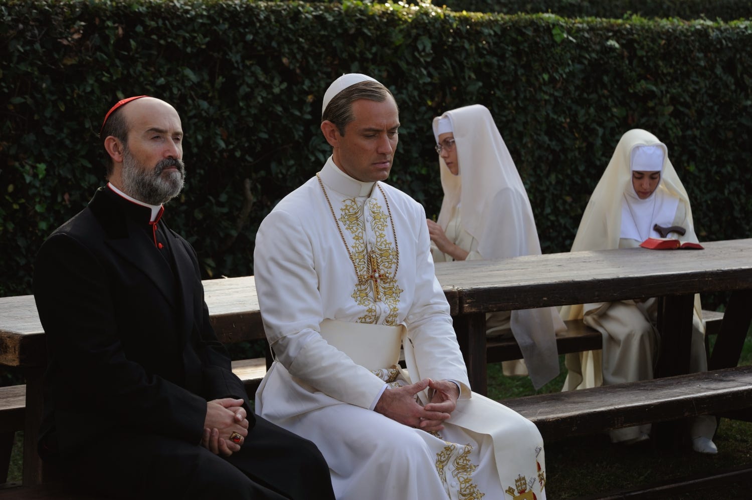 The Young Pope highlights Jude Law's dangerous beauty.