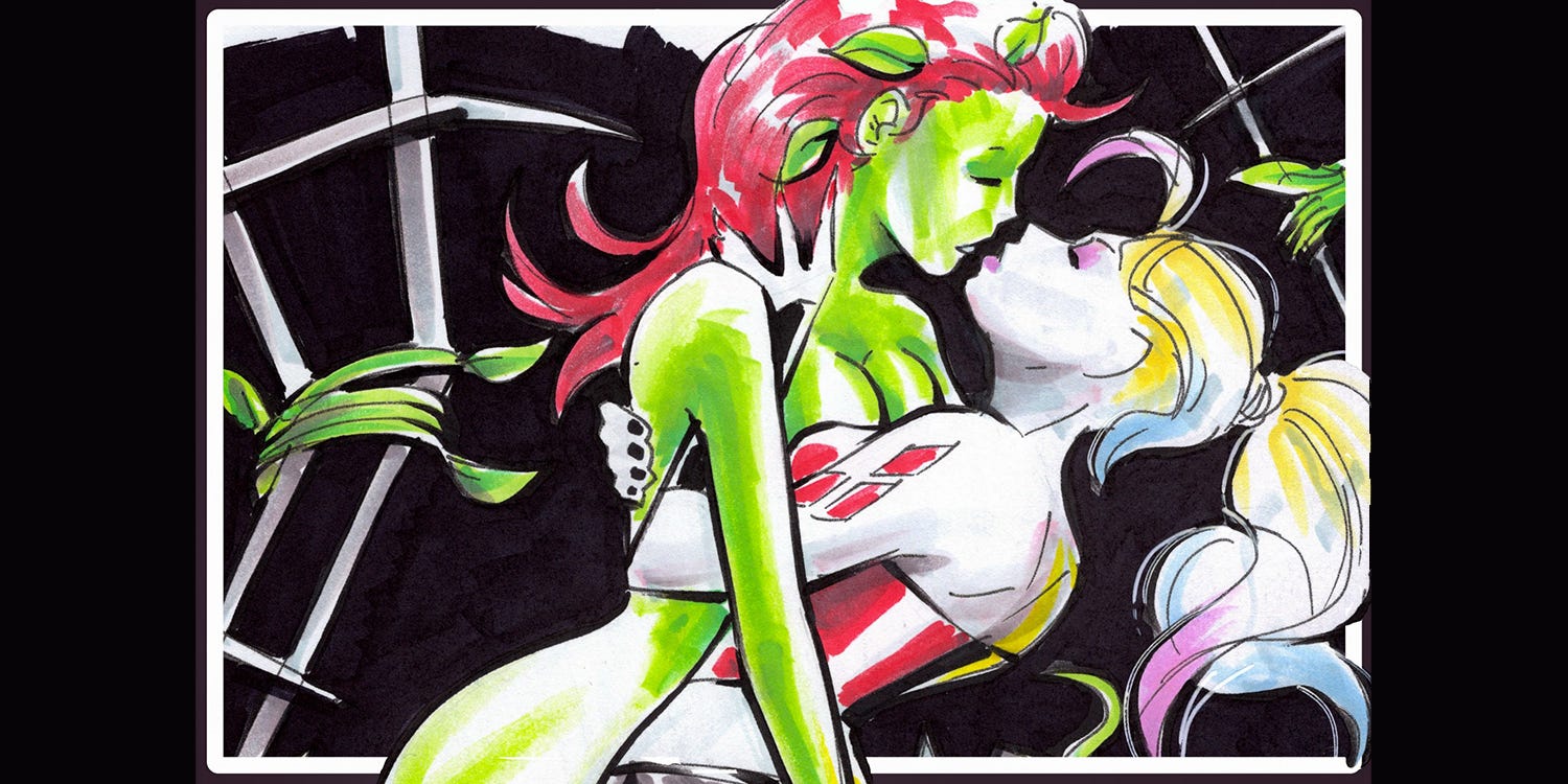 Toxic Seduction. Harley Versus Ivy | by Kat | The Sex Lives of Superheroes  | Medium