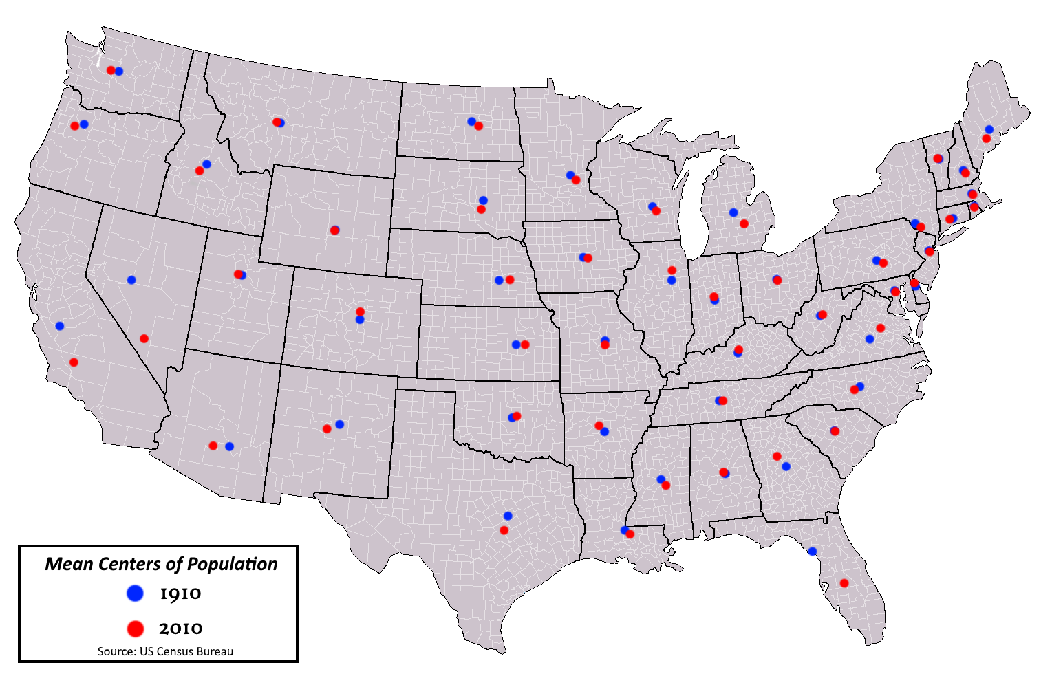 U map. Карта США 1910. Land plots Map USA. Wyoming doesn't exist.