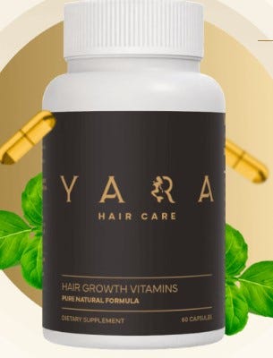YARA Hair Growth Vitamins — The natural way to thicker, fuller hair.