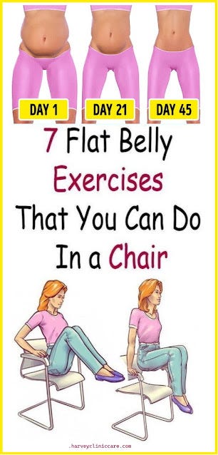 7 Flat Belly Exercises That You Can Do In a Chair - wellnessmgz4 - Medium