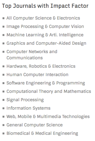 Conferences and Journals for Computer Vision Area | by Li Yin