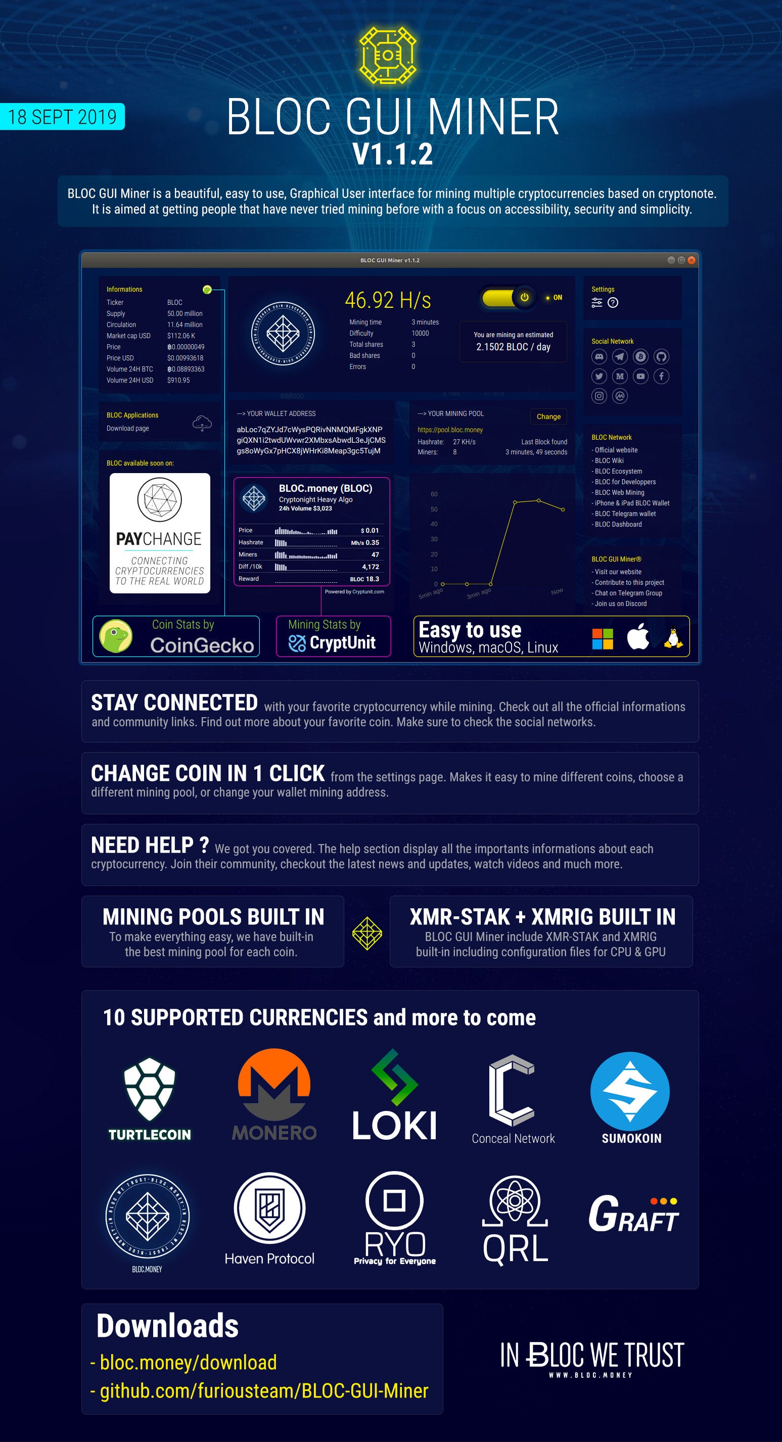 All-in-one cryptocurrency mining has never been so easy | by BLOC.money |  Medium