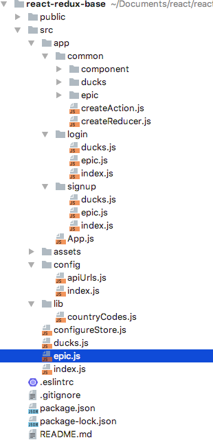I created new architecture for every react+redux project and at last I ...