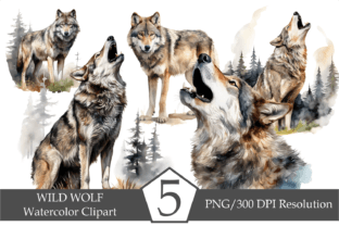 Watercolor Wild Wolf, Howling Wolf Printable Illustrations | by Cyberceleste | May, 2024 | Medium