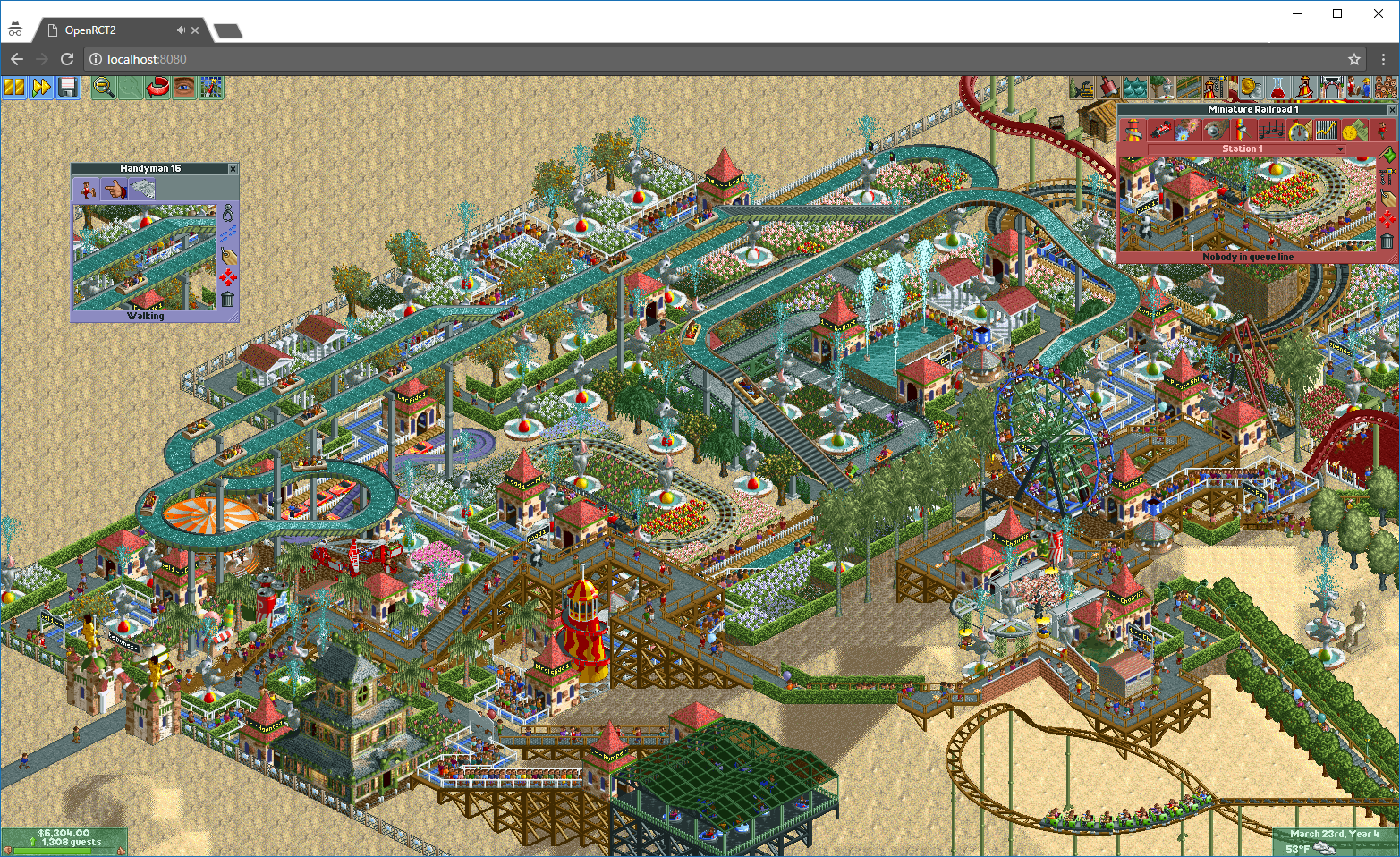 RollerCoaster Tycoon 4, Software