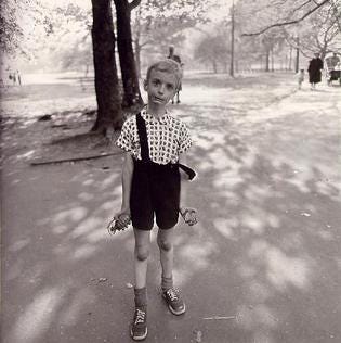 Diane Arbus, Child with Toy Hand Grenade in Central Park, N.Y.C.