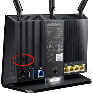 asus router red light no internet