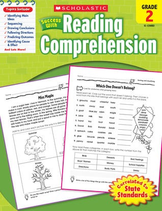 PDF@ Download!! Scholastic Success With Reading Comprehension: Grade 2 ...