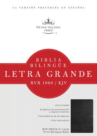 [Book/PDF] RVR 1960/KJV Biblia Biling?e Letra Grande, Negro Imitaci?n ...